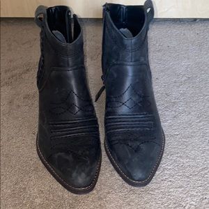 Zodiac leather upper boots